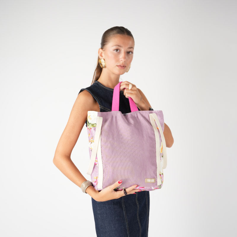 Patchwork Tote - Lila