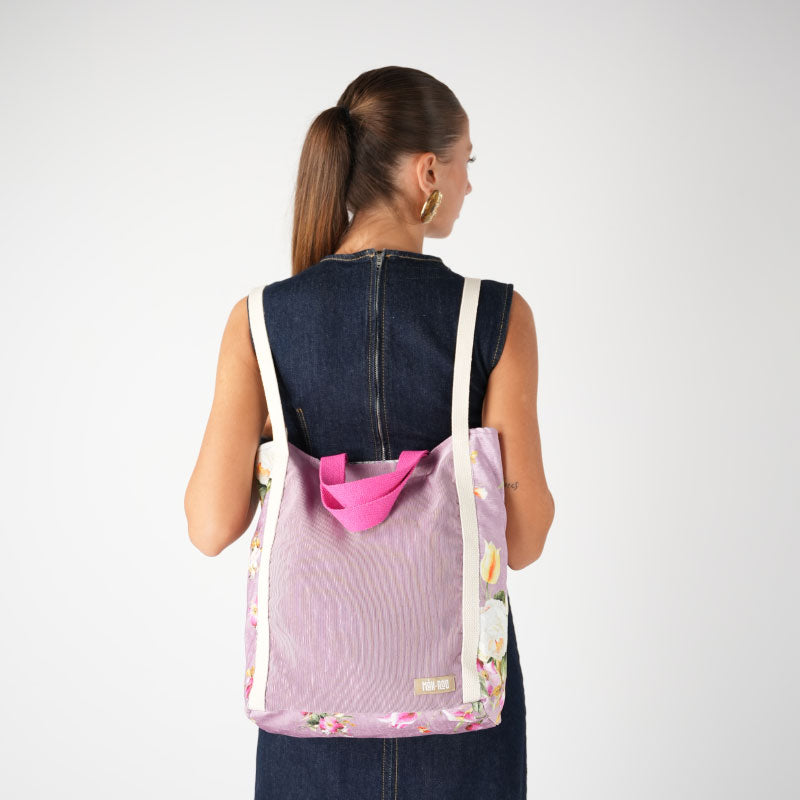 Patchwork Tote - Lila