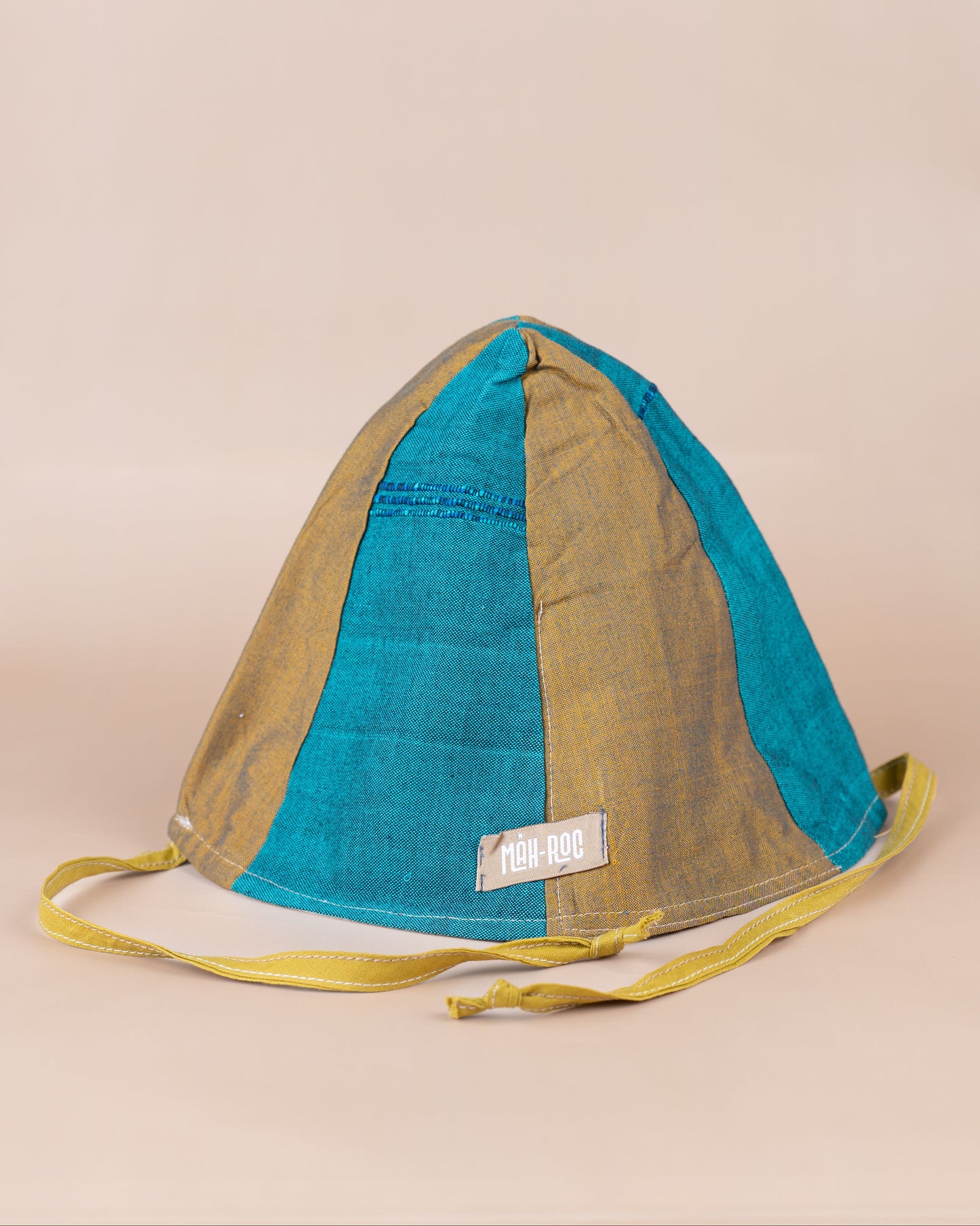Fisherman Hat Blue Beige