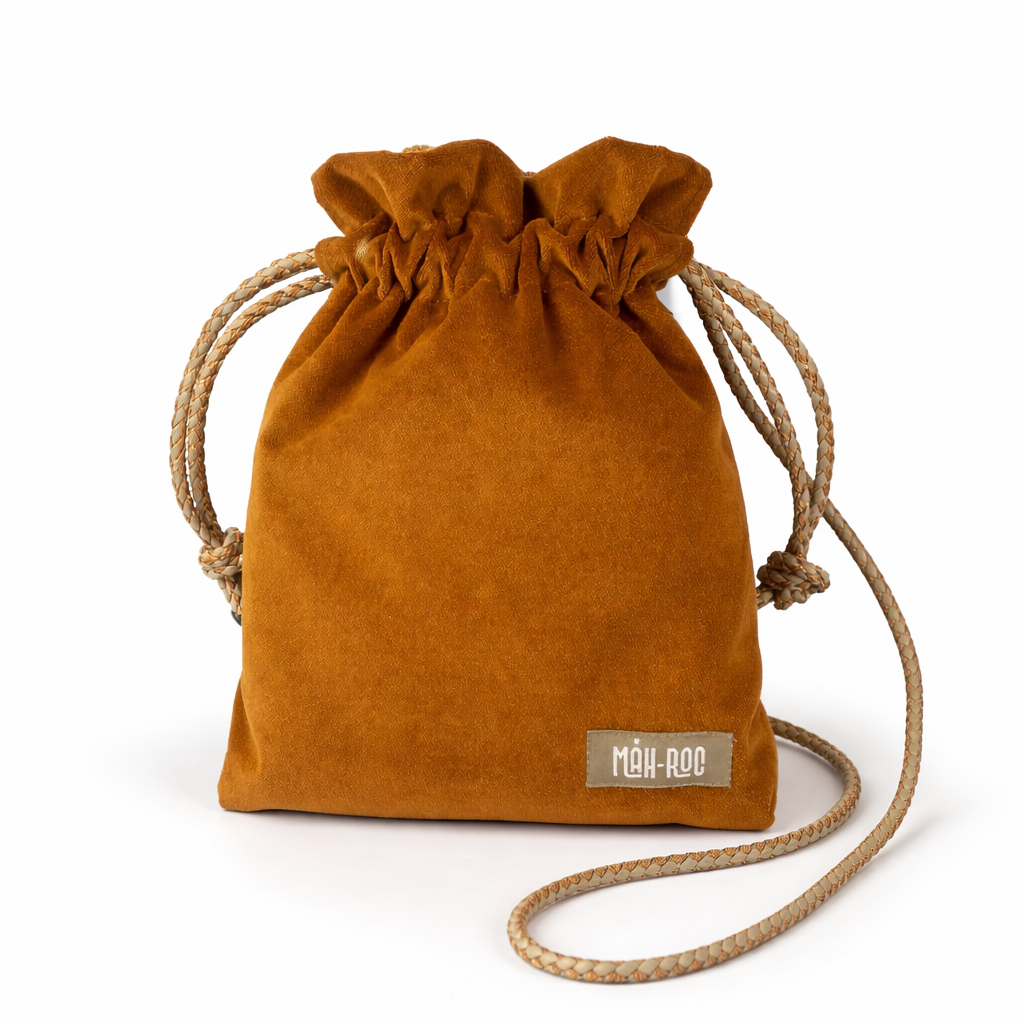 Mini Çanta -  Turuncu Kadife